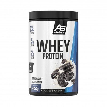 All Stars 100% Whey Protein boîte de 400g-Protéines-Shark Fitness AG