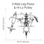 Cable pulley for Hoist Fitness V4 Elite Gym (HV-HILO) Shark Fitness - 9