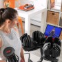 Bowflex SelectTech Stand with Media Rack Adjustable Dumbbell Systems - 8
