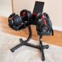 Bowflex SelectTech Stand with Media Rack Adjustable Dumbbell Systems - 10