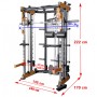 BRUTEforce® Functional Trainer Smith Machine 270PTM Rack and Multi-Press - 10
