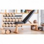 NOHrD WeightBench vintage oak, faux leather black (25.404) Training benches - 3