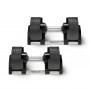 Set offer - NÜOBELL Dumbbells 2-20kg Classic with Stand and Body Solid Universal Bench GFID31 Adjustable Dumbbell Systems - 18