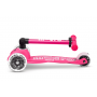 Micro Mini Micro Deluxe Foldable LED Pink (MMD197) Kickboard and Scooter - 5