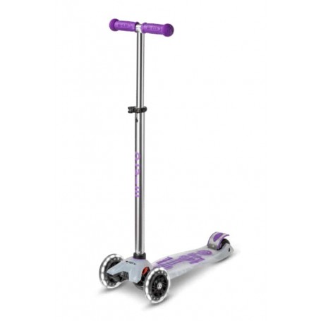 Micro Maxi Micro Deluxe Flud LED Purple (MMD121)-Kickboard und Scooter-Shark Fitness AG