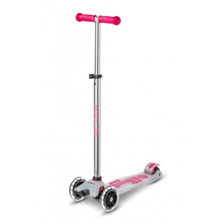 Micro Maxi Micro Deluxe Flud LED Pink (MMD139)-Kickboard und Scooter-Shark Fitness AG