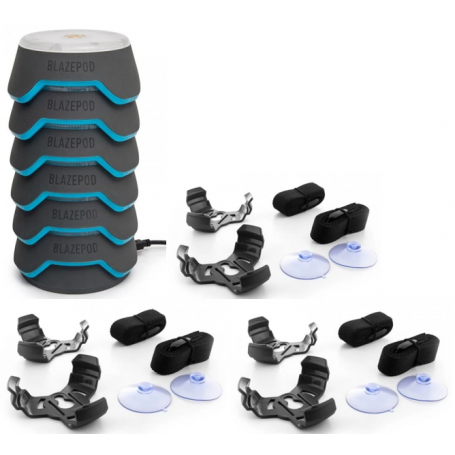 Blue pod set: Trainer kit + functional adapter-Speed Training-Shark Fitness AG