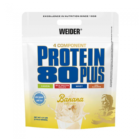 Weider Protein 80+ 2kg bag-Slim and fit - proteins-Shark Fitness AG