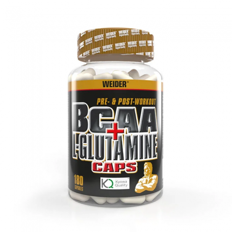 Weider BCAA + L-Glutamine 180 capsules-Acides aminés-Shark Fitness AG