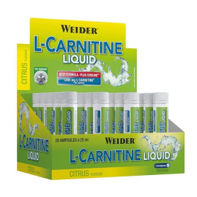 Weider L-Carnitine Liquid 20 ampoules L-Canitin - 1