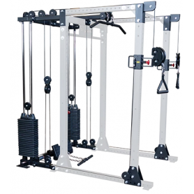 Body Solid Option for GPR400: Functional Trainer Attachment with 2x95kg GM (GPRFTS) Rack and multi-press - 1