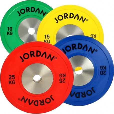 Jordan kalibrierte Wettkampf-Hantelscheiben 51mm (JLCCRP2)-Hantelscheiben und Gewichte-Shark Fitness AG
