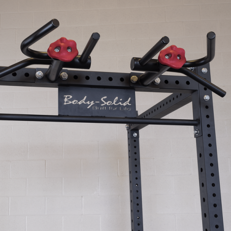 Body Solid Multi Grip Pull Up to Power Rack SPR1000 (SR-MGC)-Rack and multi-press-Shark Fitness AG