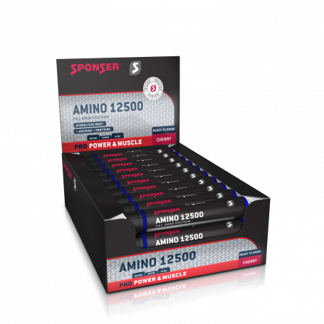 Sponser Power Pro Amino 12500 Ampullen 30 x 25ml-Aminosäuren-Shark Fitness AG