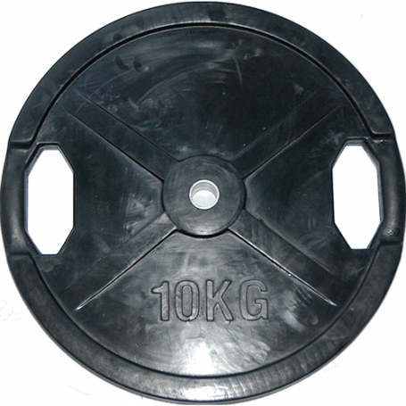 Body Solid weight plates 26mm, black, rubberized (SRP)-Weight plates and weights-Shark Fitness AG