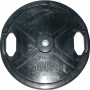 Body Solid disques d'haltères 26mm, noirs, caoutchoutés (SRP) Disques d'haltères et poids - 1
