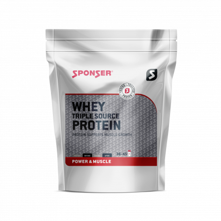 Sponser Whey Triple Source Protein, sachet de 500g-Protéines-Shark Fitness AG