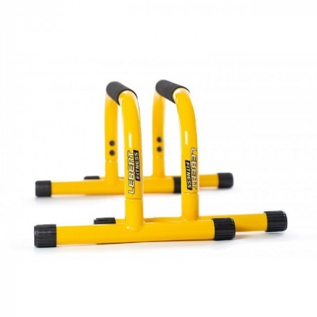 Lebert Fitness Parallettes gelb-Klimmzug- und Liegestützhilfen-Shark Fitness AG