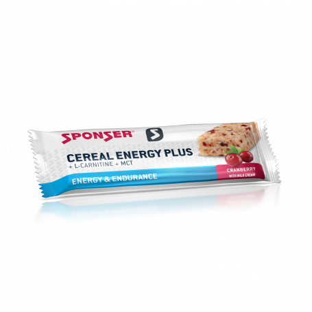 Sponser Cereal Energy Plus Bar 15 x 40g-Bars-Shark Fitness AG