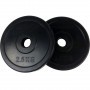 Weight plates 31mm, black, rubberized Weight plates and weights - 1