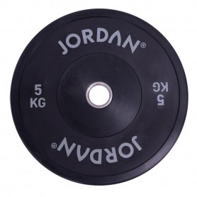 Jordan High Grade Bumper Plates 51mm en caoutchouc, noir (JLBRTP2) Disques d'haltères et poids - 2