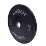 Jordan High Grade Bumper Plates 51mm en caoutchouc, noir (JLBRTP2) Disques d'haltères et poids - 3