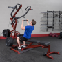 Body Solid Corner Leverage Gym y compris le banc (GLGS100P4) Multistations - 4