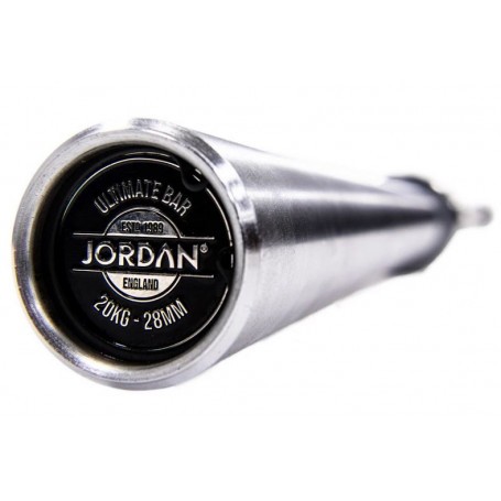 Jordan Ultimate barbell bar 220cm, 28mm grip, 50mm (JLULTIMAM-01)-Dumbbell bars-Shark Fitness AG