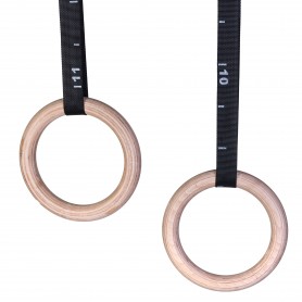 Jordan Gym Rings Wood (JLGYMR) Pull-up and push-up aids - 1