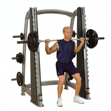 Body Solid PRO Club Line - Multi press with counterweight (SCB1000)-Rack and multi-press-Shark Fitness AG