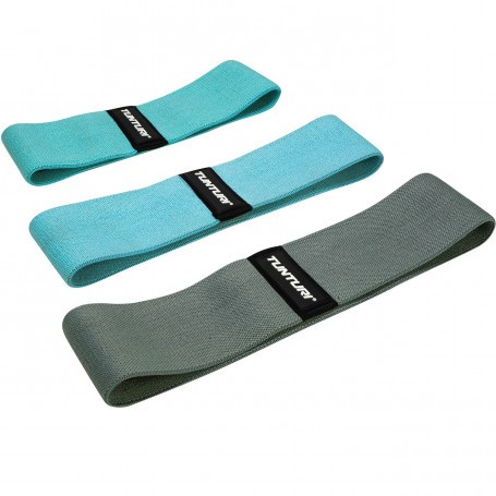 Tunturi Textil Widerstandsbänder 3er-Set (14TUSYO055)-Gymnastikbänder-Shark Fitness AG