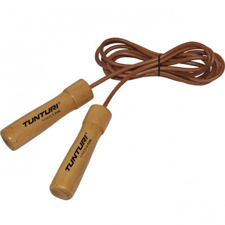 Tunturi corde à sauter cuir Pro (14TUSFU166)-Cordes à sauter-Shark Fitness AG