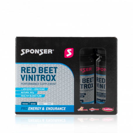 Sponser Power Pro Red Beet Vinitrox 4 x 60ml-Amino acids-Shark Fitness AG