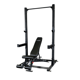 Body Solid Commercial Half Rack Package (SPR500P2) Rack and Multi Press - 1