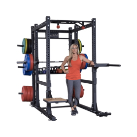Body Solid Commercial Power Rack Extended Package (SPR1000BACKP4) Rack and Multi-Press - 1