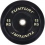 Tunturi Bumper Plates caoutchouté 51mm noir Disques d'haltères et poids - 9