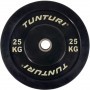 Tunturi Bumper Plates caoutchouté 51mm noir Disques d'haltères et poids - 15