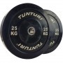 Tunturi Bumper Plates rubberized 51mm black weight plates and weights - 17