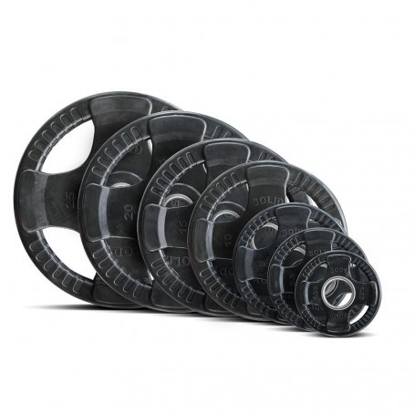 Body Solid disques d'haltères 51mm 4D, caoutchoutés, noirs (ORTK)-Disques de poids / Poids-Shark Fitness AG