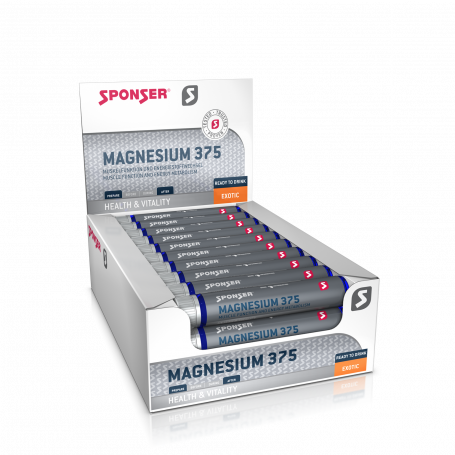 Sponser Magnesium 375 flüssig 30 x 25ml-Vitamine & Mineralstoffe-Shark Fitness AG