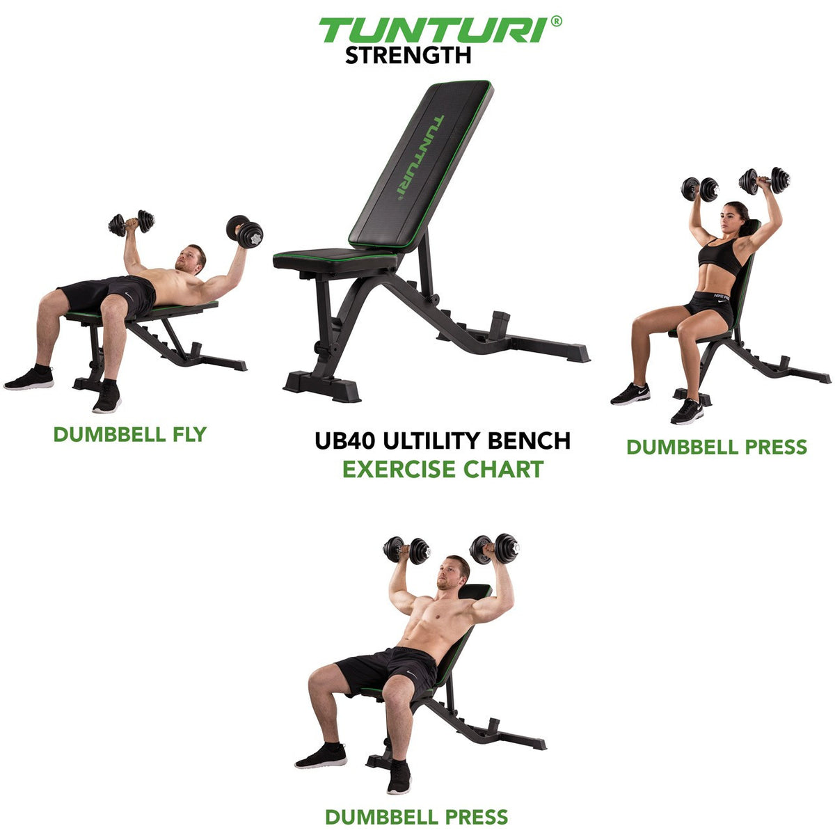 Tunturi Multibank Utility Bench UB40 (17TSUB4000)