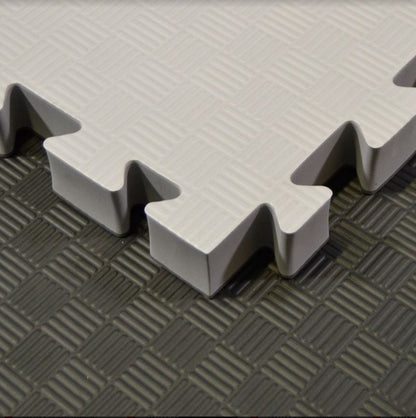 Bodenmatten - Kampfsportmatten, grau/schwarz 100x100x4cm