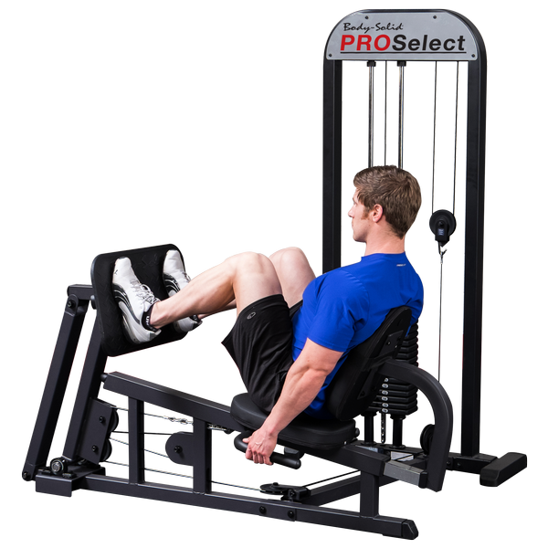 Body Solid Pro Select Beinpresse-Waden Kombi GLP-STK
