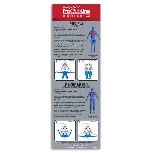 Body Solid Pro Club Line Series II Pec Fly Rear Delts (S2PEC)
