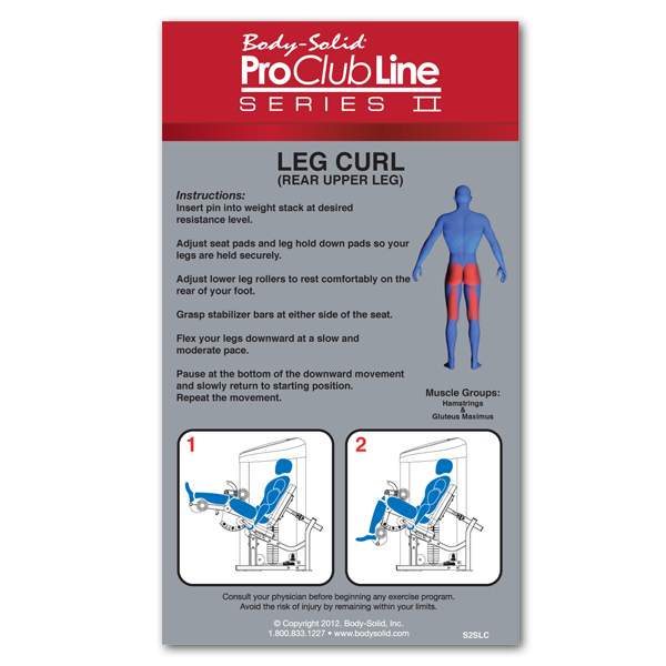 Body Solid Pro Club Line Series II Seated Leg Curl (S2SLC)