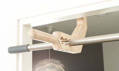 Fitwood Chin Bar Havu, Holz-Edelstahl