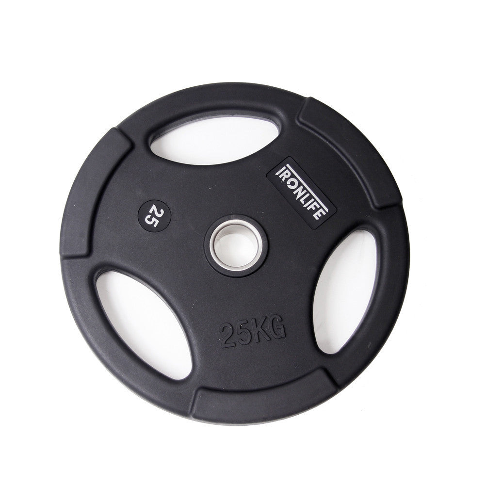 Iron Life Hantelscheiben 51mm, gummiert, schwarz