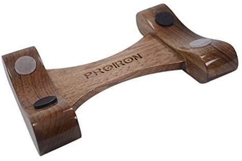 Proiron 2 x 10kg Kurzhantel-Set mit Ablagen in Walnussholz/Stahl-Ausführung