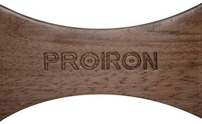 Proiron 2 x 10kg Kurzhantel-Set mit Ablagen in Walnussholz/Stahl-Ausführung
