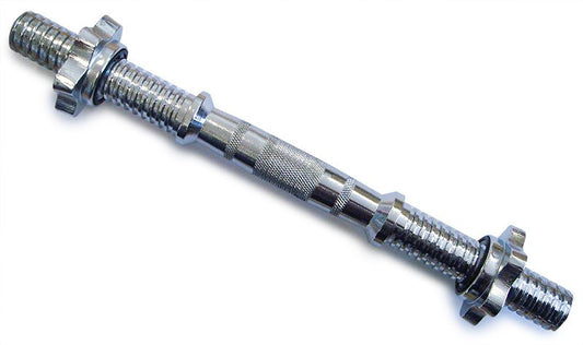 ERGO Kurzhantel-Stangen 30mm mit Gewinde und 2 Stellringen
